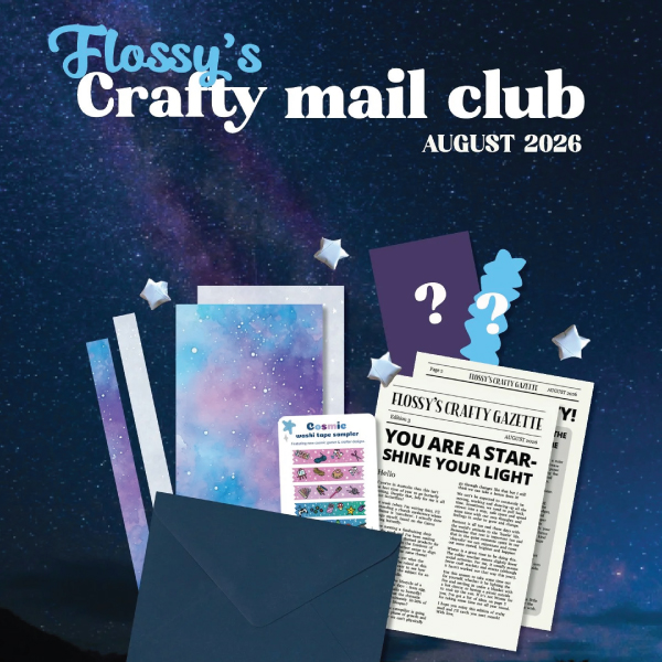 Flossy's Crafty Mail Club — Introducing: Flossy’s crafty mail club!