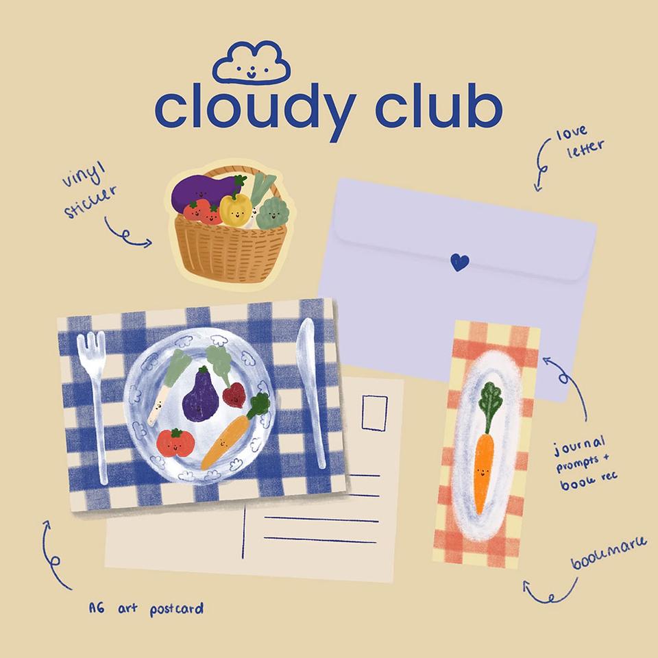 Cloudy Club — Slow down and discover the joy of receiving thoughtful snail mail every month with Cloudy Club!
