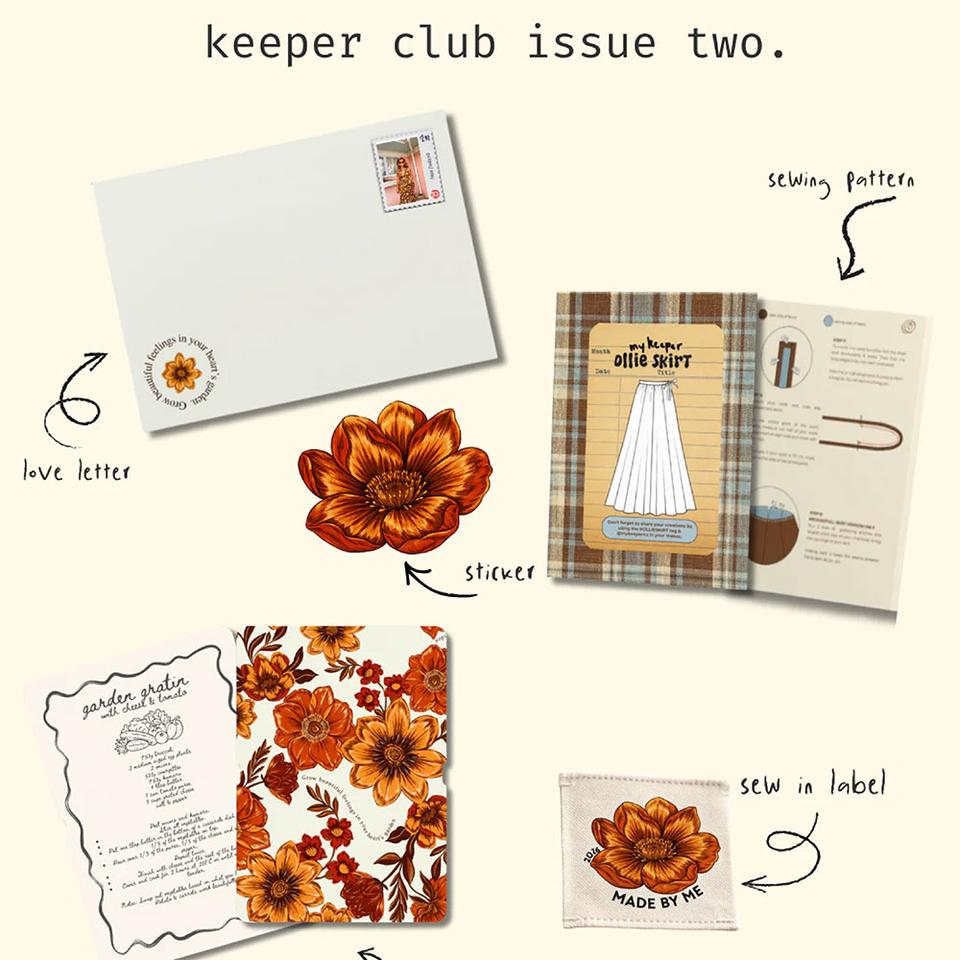The Keeper Club — The Keeper Club is an ode to slowing down & spending more time offline. More time creating, treasuring time with loved ones, and finding the joy in the small things.